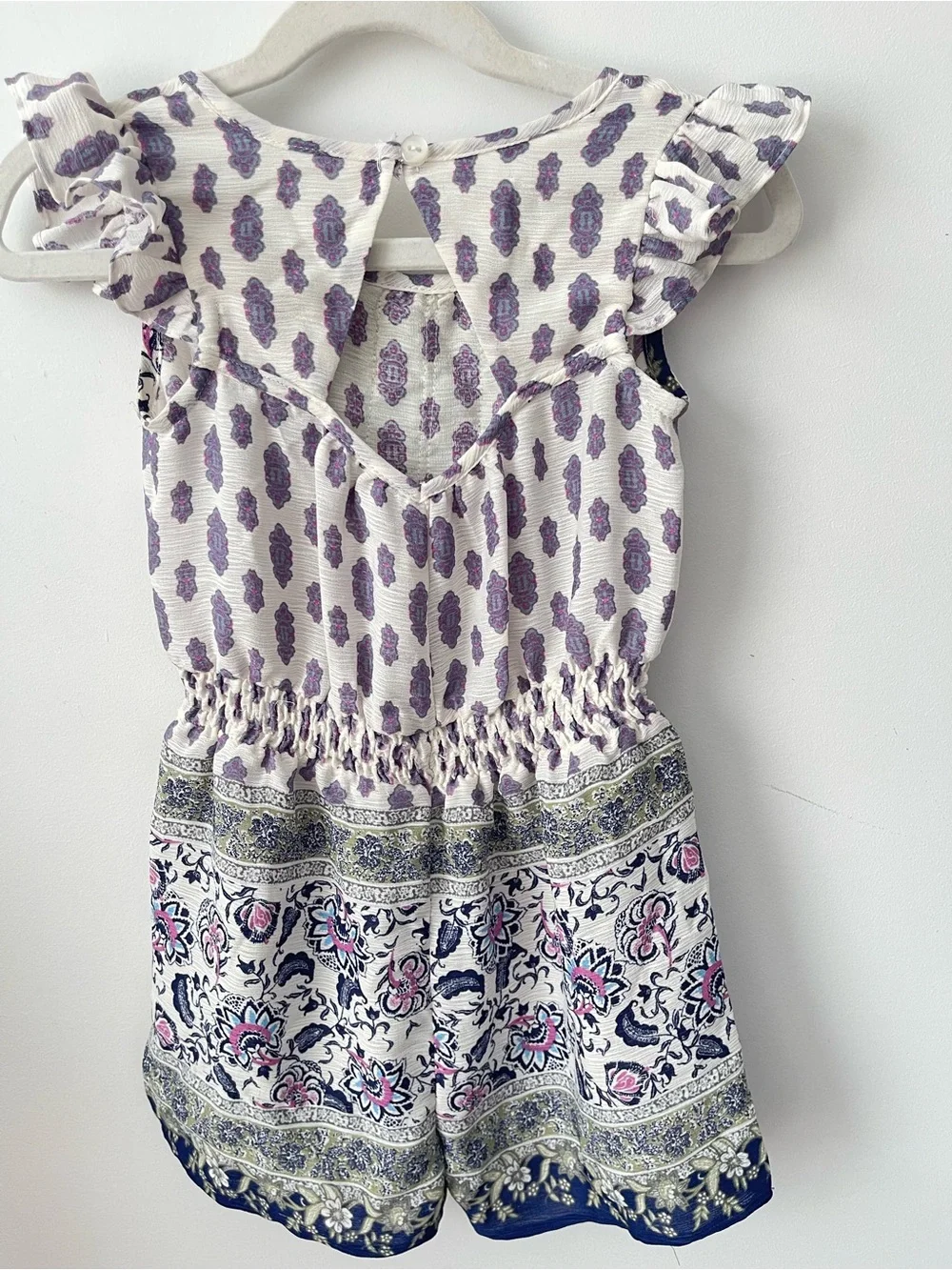 Bonnie Jean kids  Print Romper